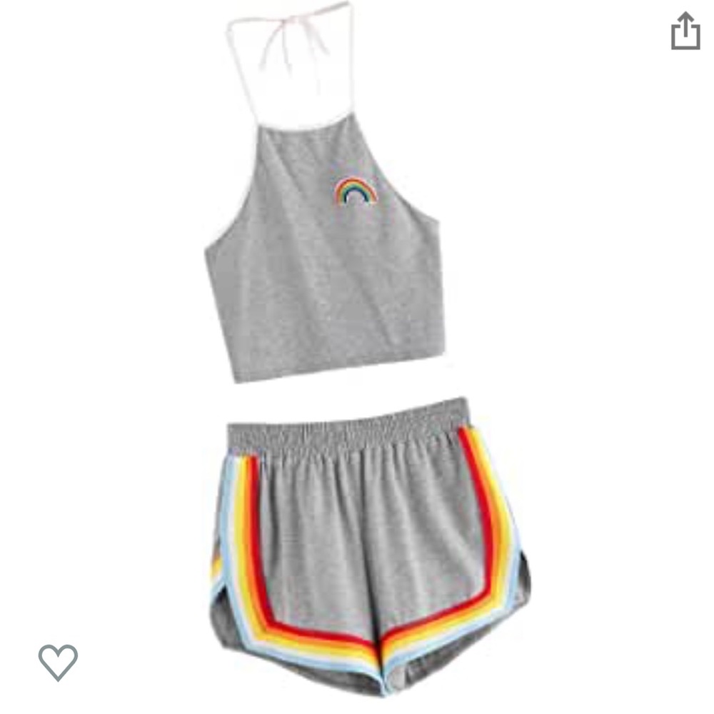 COPY - Women’s pride set crop top and shorts
